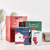 Manufacturer Christmas tree gift bag high-grade exquisite gift packaging bag paper handbag E 